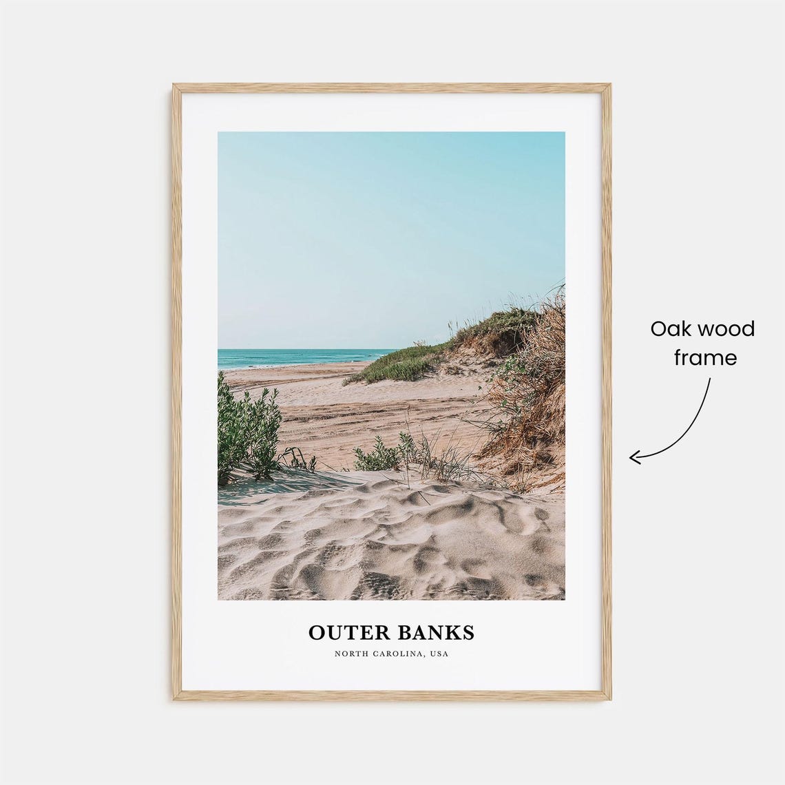 Outer Banks North Carolina USA Sand Dunes Atlantic Shore Photo Poster - Image 3