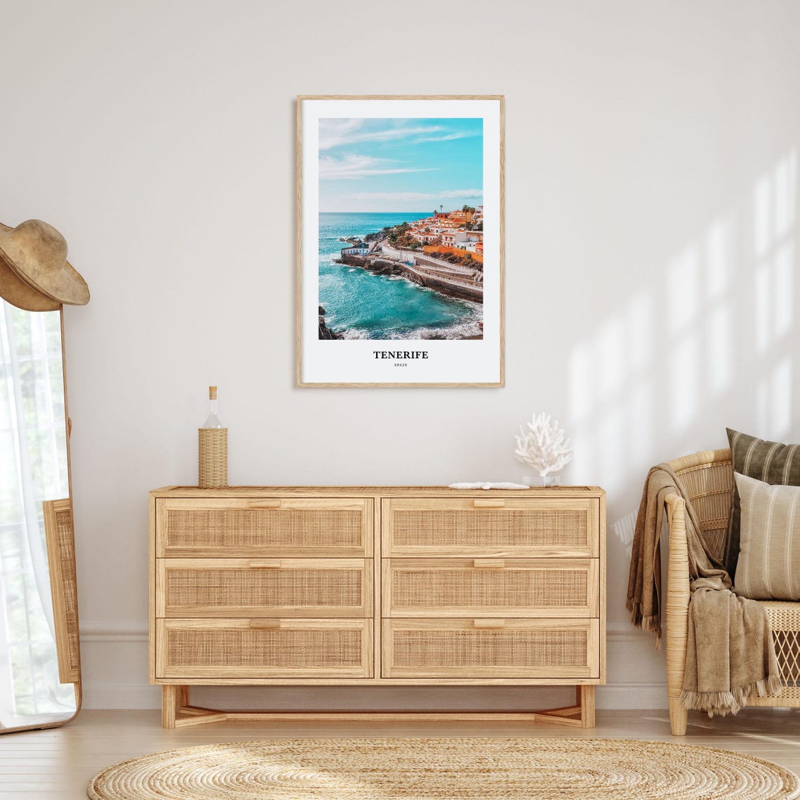 Tenerife Print Tenerife Photo Poster Tenerife Travel Wall Art Tenerife Map Print Tenerife Photography Print Tenerife Wall Dcor Spain - Image 2
