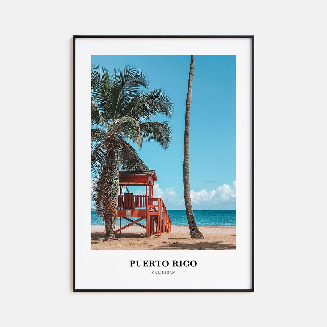 Puerto Rico Print Puerto Rico Photo Poster Puerto Rico Travel Wall Art Puerto Rico Map Print Puerto Rico Print Puerto Rico Caribbean
