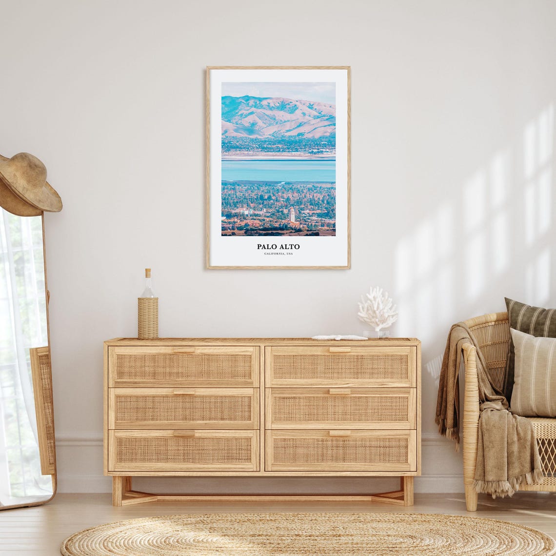 Palo Alto Print Palo Alto Photo Poster Palo Alto Travel Wall Art Palo Alto Map Print Palo Alto Photography Print California Usa - Image 2