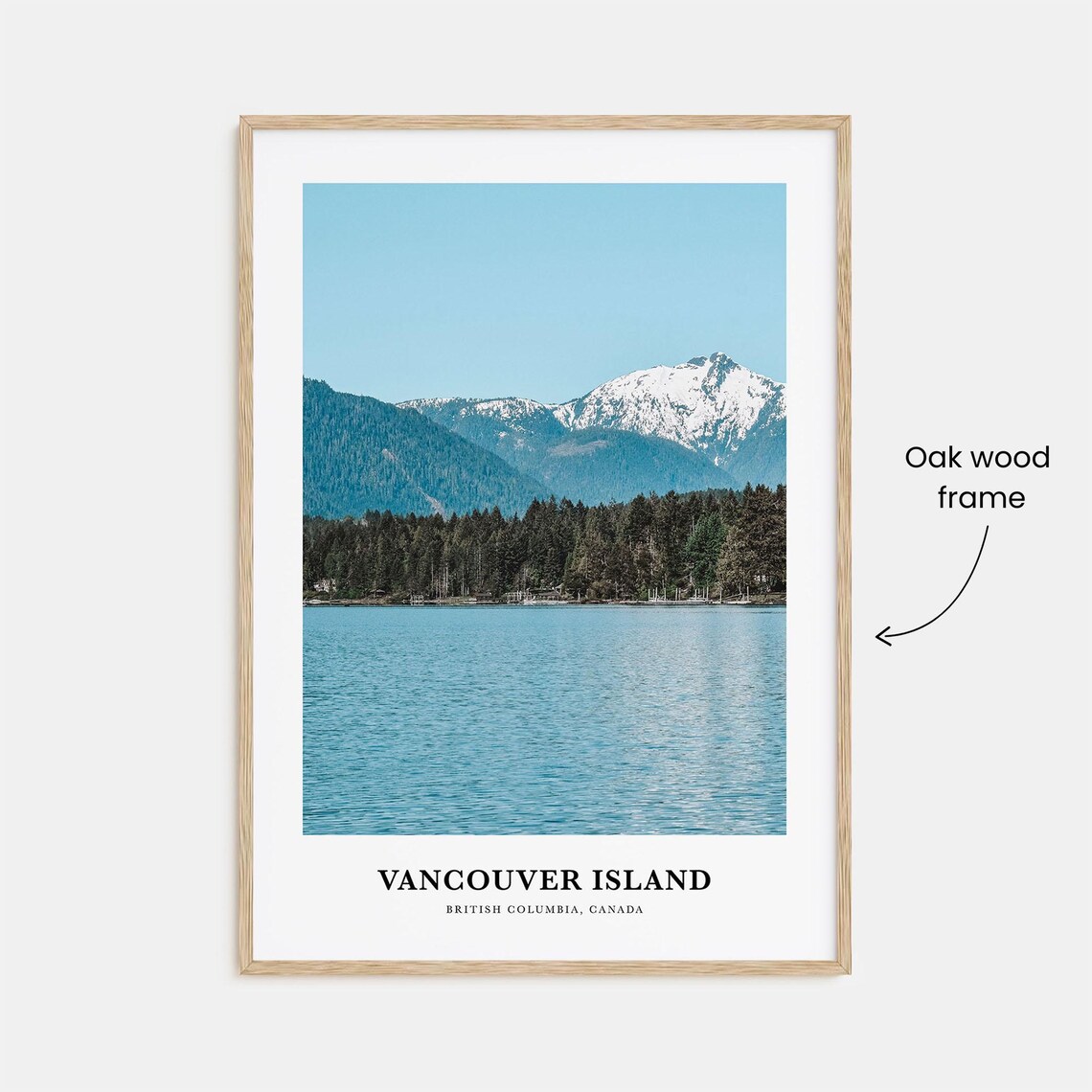 Vancouver Island Travel Poster, British Columbia Map - Image 3