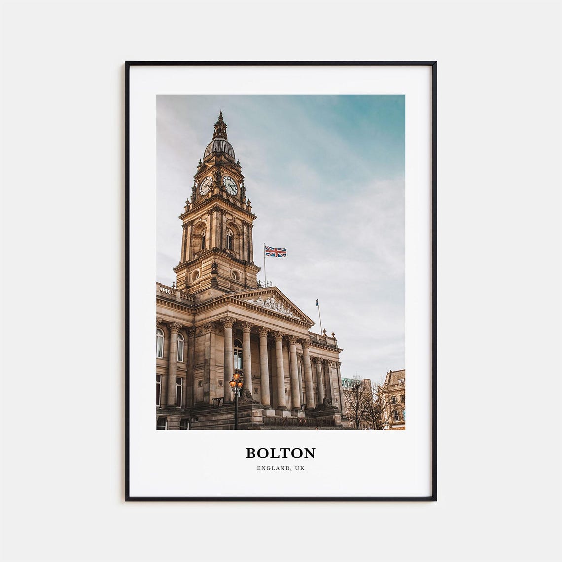 Bolton Print Bolton Photo Poster Bolton Travel Wall Art Bolton Map Print Bolton Photography Print Bolton Wall Dcor England Uk