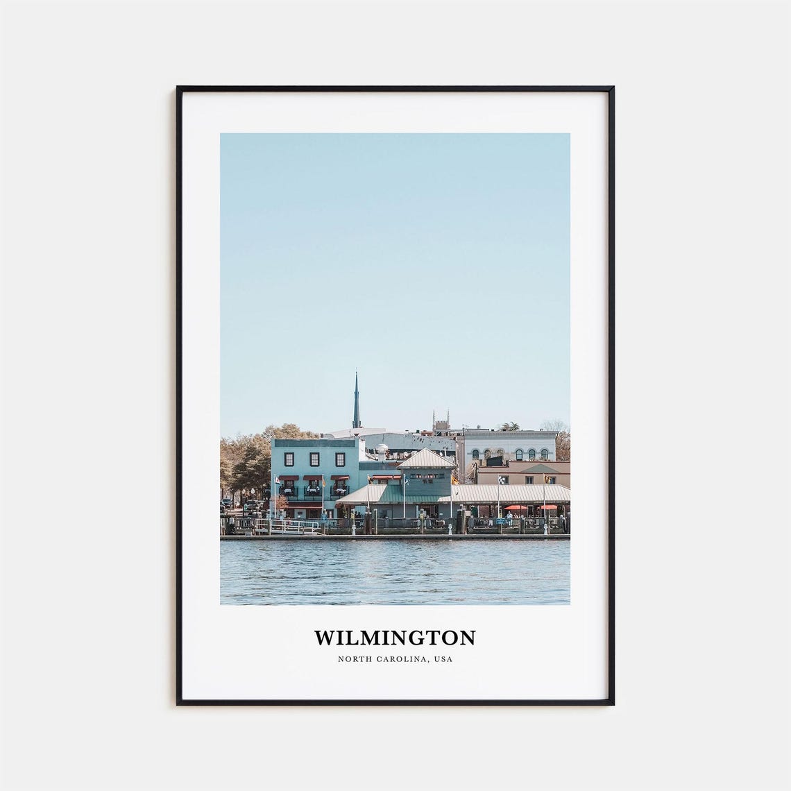 Wilmington Print North Carolina Wilmington Photo Poster Wilmington Travel Wall Art Wilmington Map Print Wilmington Photography Usa