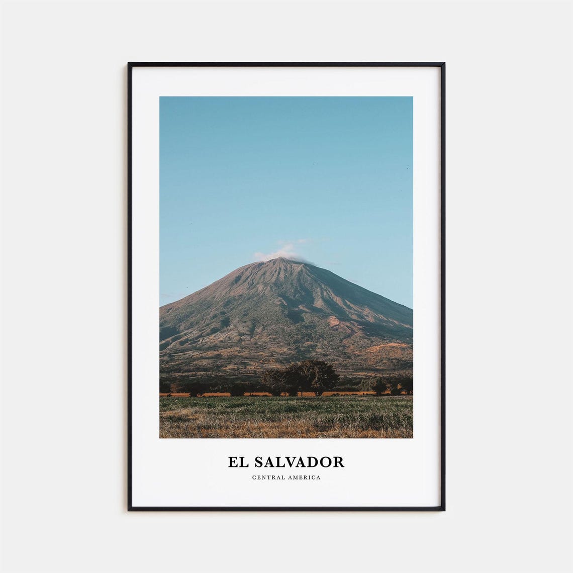 El Salvador Print El Salvador Photo Poster El Salvador Travel Wall Art El Salvador Map El Salvador Photography Print Central America