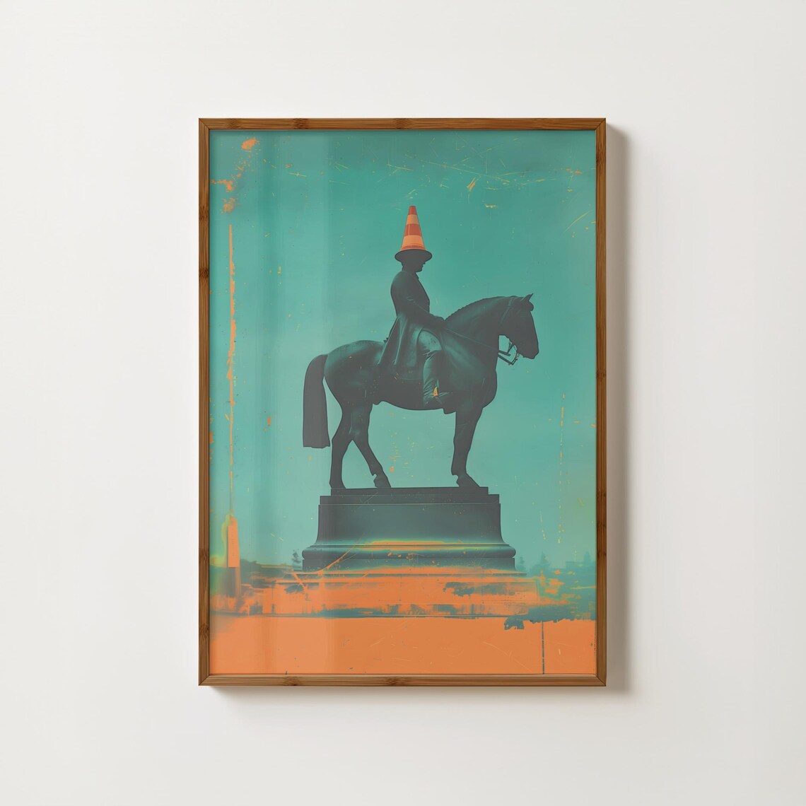 Duke Of Wellington Statue, Glasgow Travel Poster