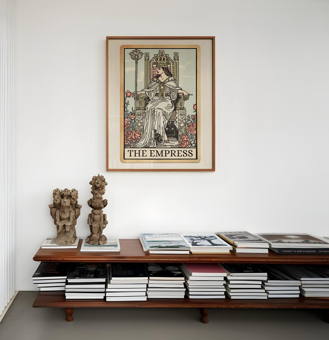 The Empress Tarot Card, Mystical Wall Art Print - Image 2