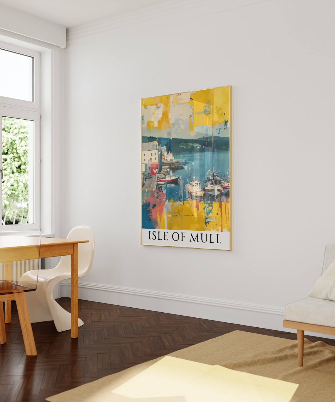 Isle Of Mull Harbour Boats Scotland Scenic Coastal Travel Poster - Image 4