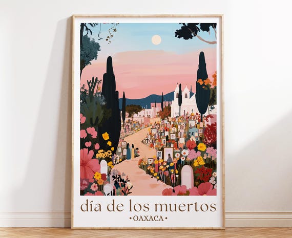 Oaxaca Dia De Los Muertos Art Print
