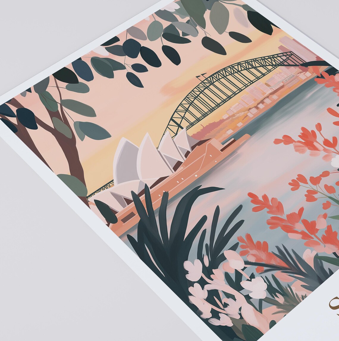 Sydney Minimalist Travel Poster, Modern Illustration - Image 3