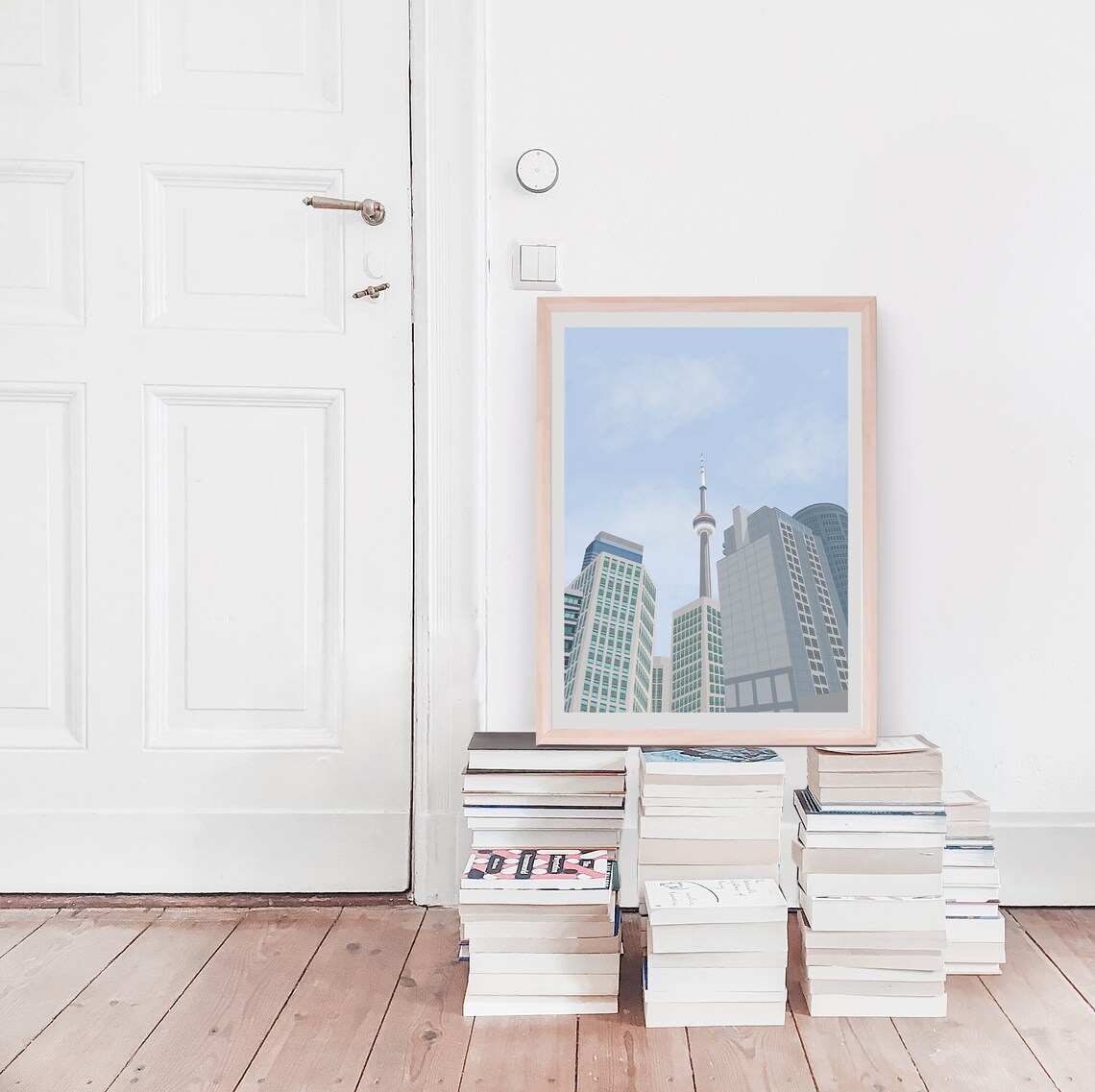 Toronto CN Tower Travel Poster, City Landmark - Image 3