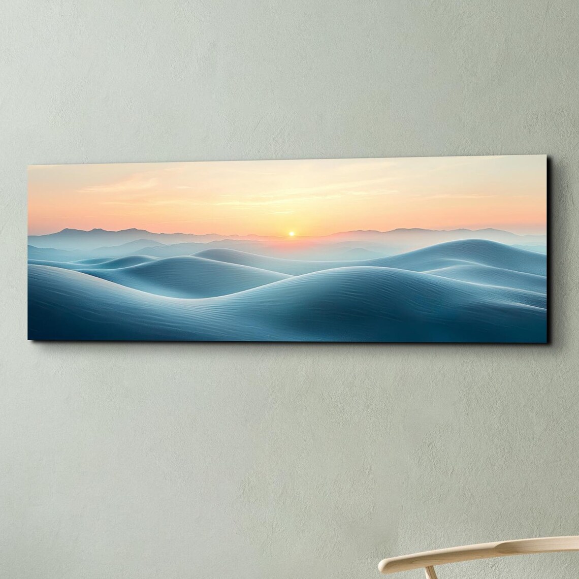 Dunes At Dusk, Panoramic Wall Art Print
