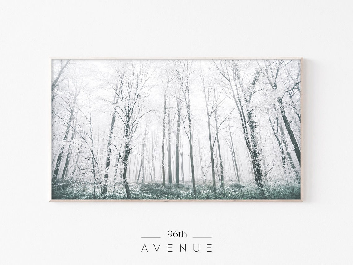 Frozen Forest Wall Art Print