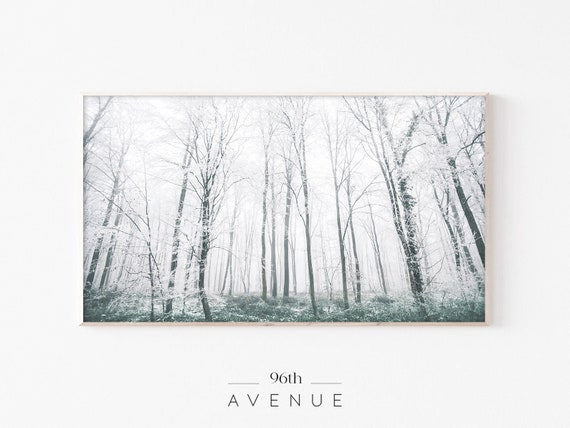 Frozen Forest Wall Art Print