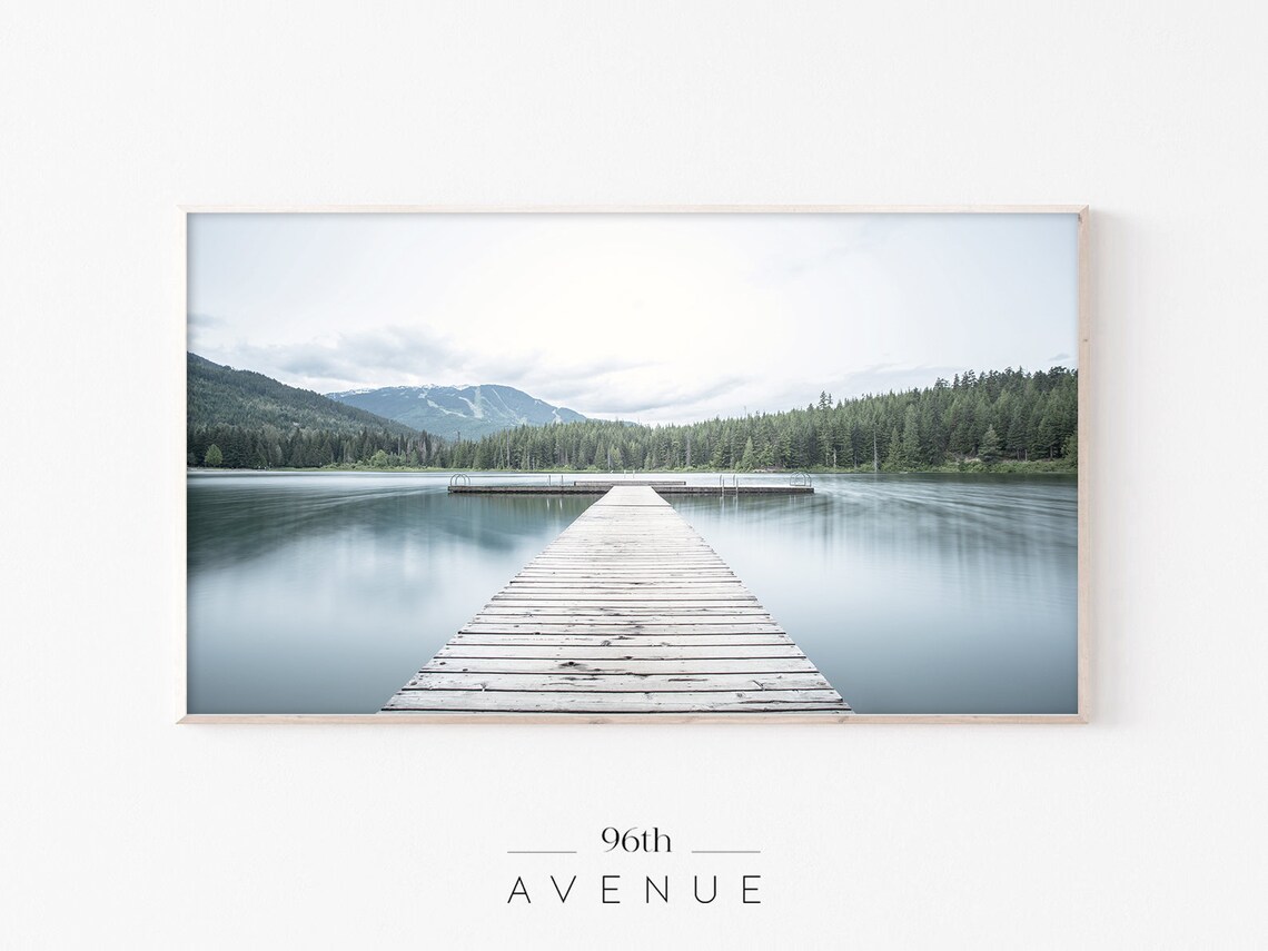 Lake Landscape Art Print