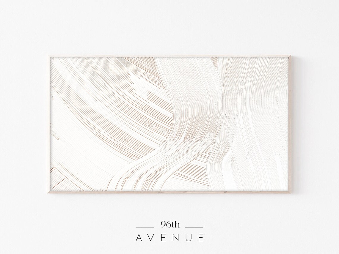 Abstract Modern Painting For TV, Art Print