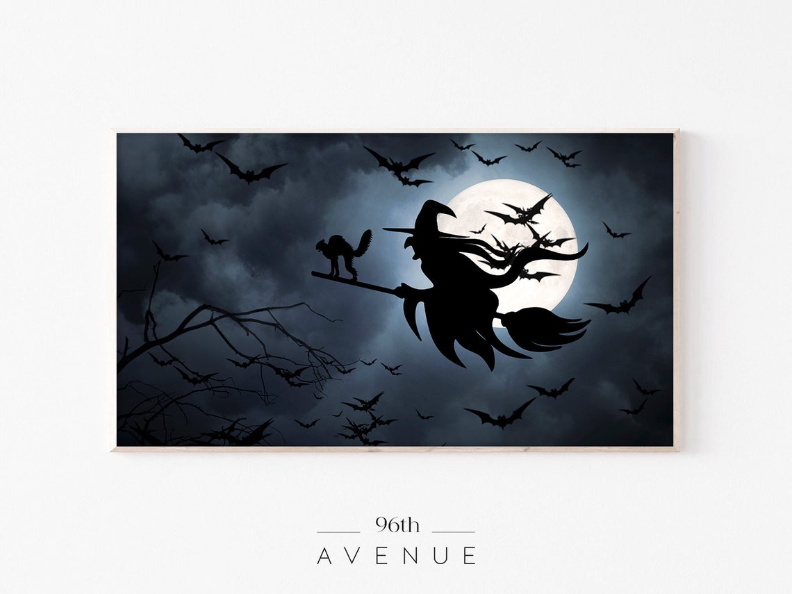 Halloween Witch TV Art