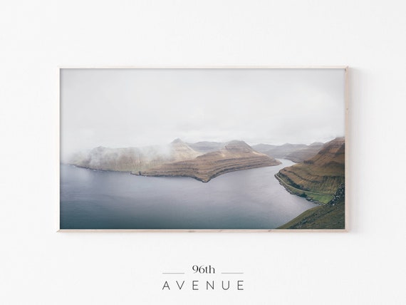 Frame Tv Art Faroe Islands Landscape Photography Frame Tv Art