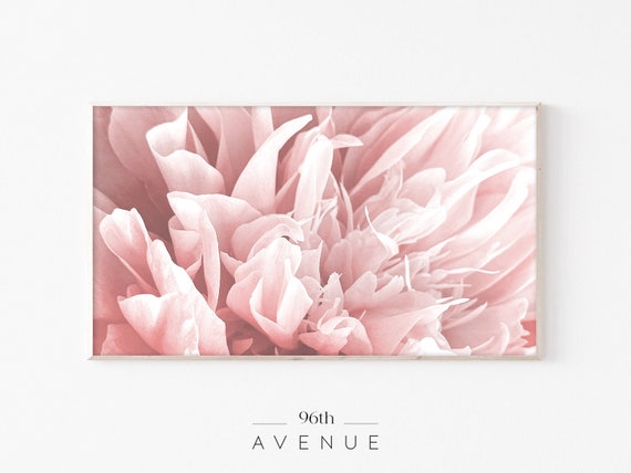 Floral Art Print for TV Frame Display