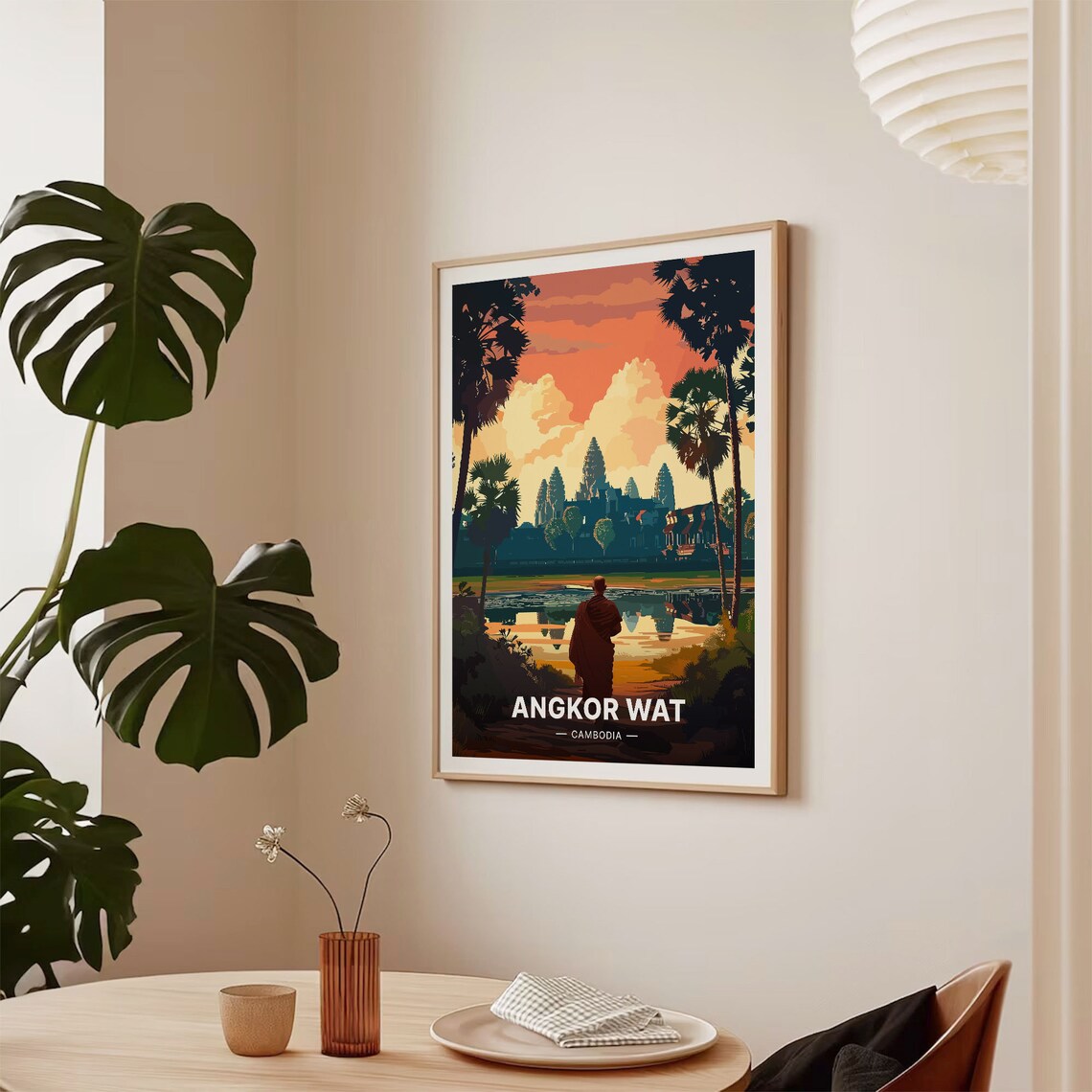 Angkor Wat Travel Poster, World Heritage Site - Image 2