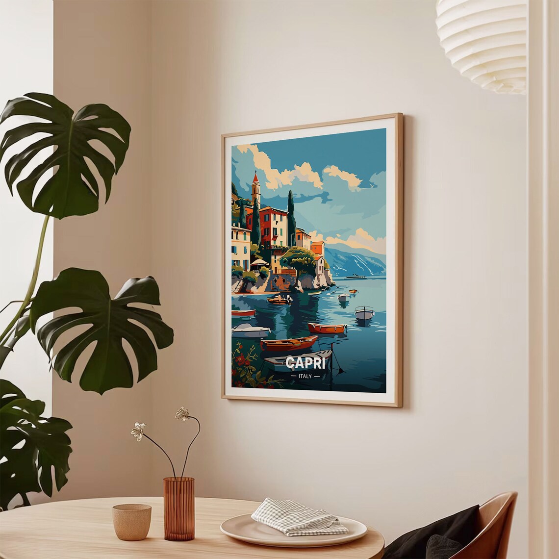 Capri Italy Travel Poster, Home and Office Decor - Image 2