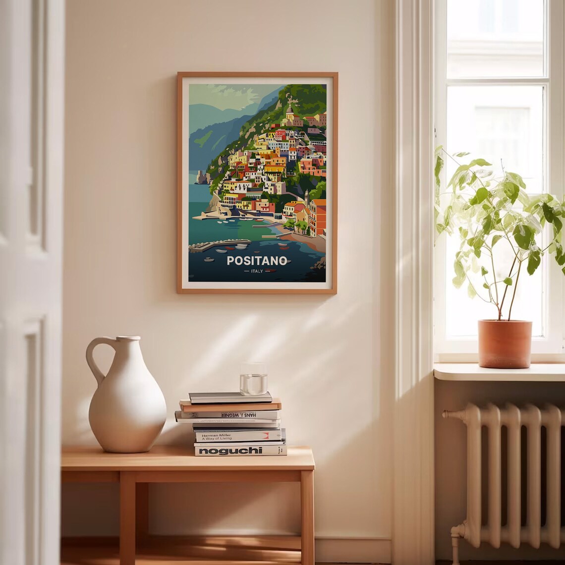 Positano Travel Poster, Italian Coastline Art Print - Image 4