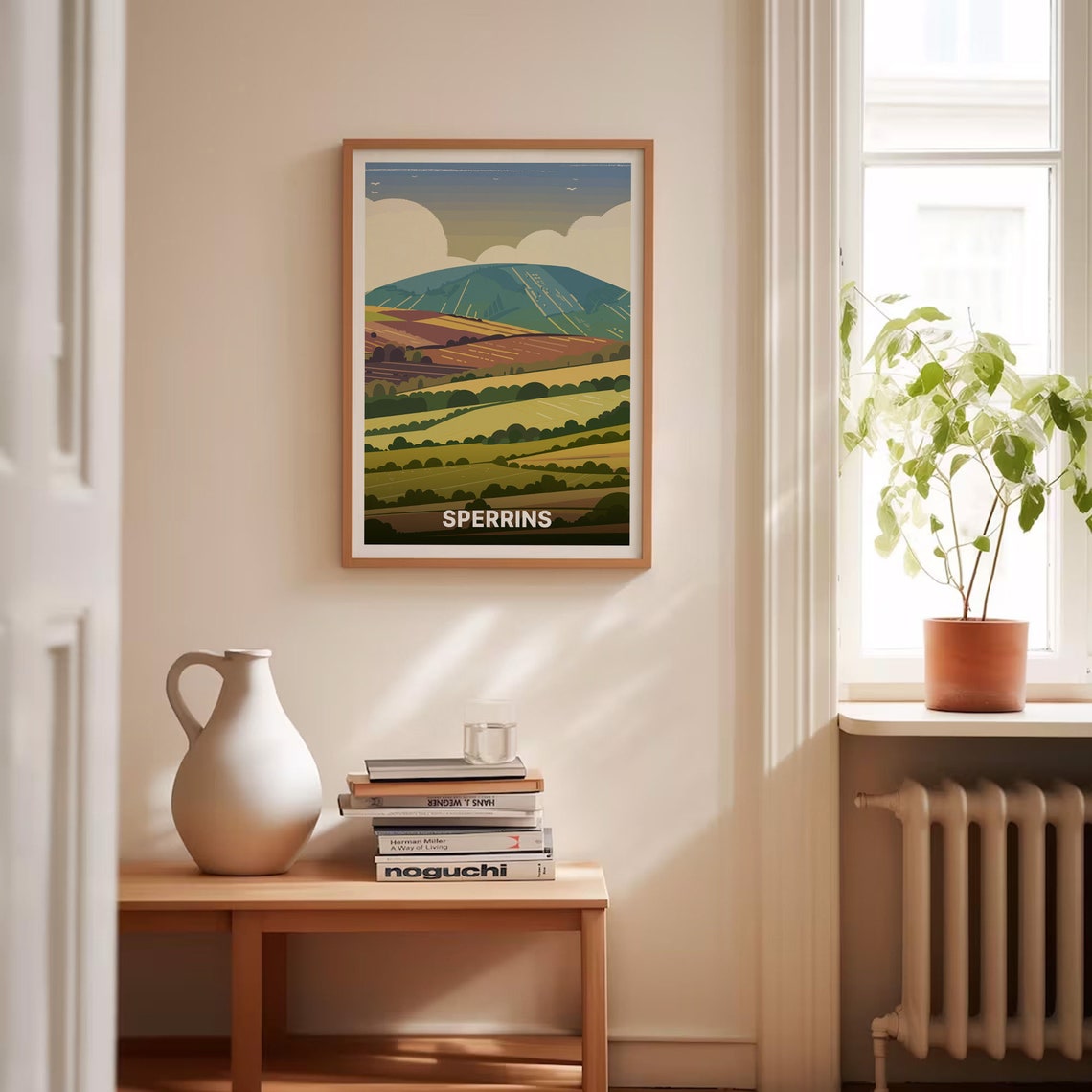 Sperrins Northern Ireland Poster Rolling Hills Patchwork Fields Art - Image 4