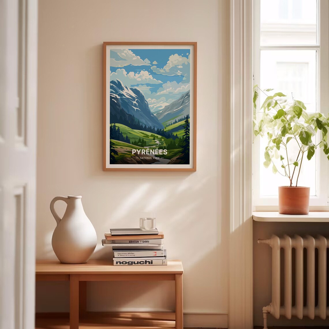 Scenic Pyrnes National Park Travel Poster, France - Image 4