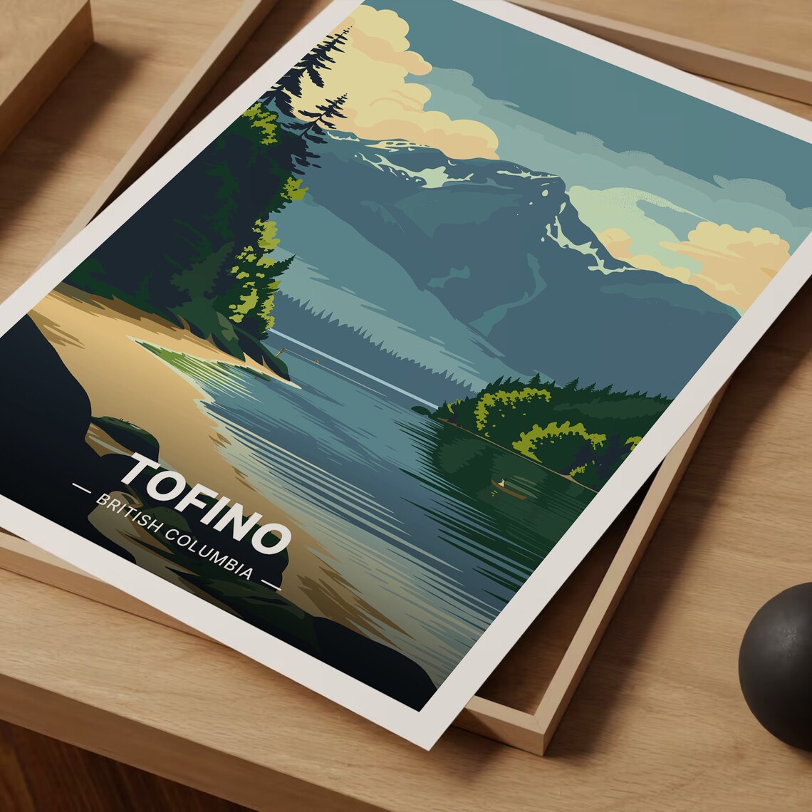 Tofino Canada Traditional Style Travel Poster - Image 3