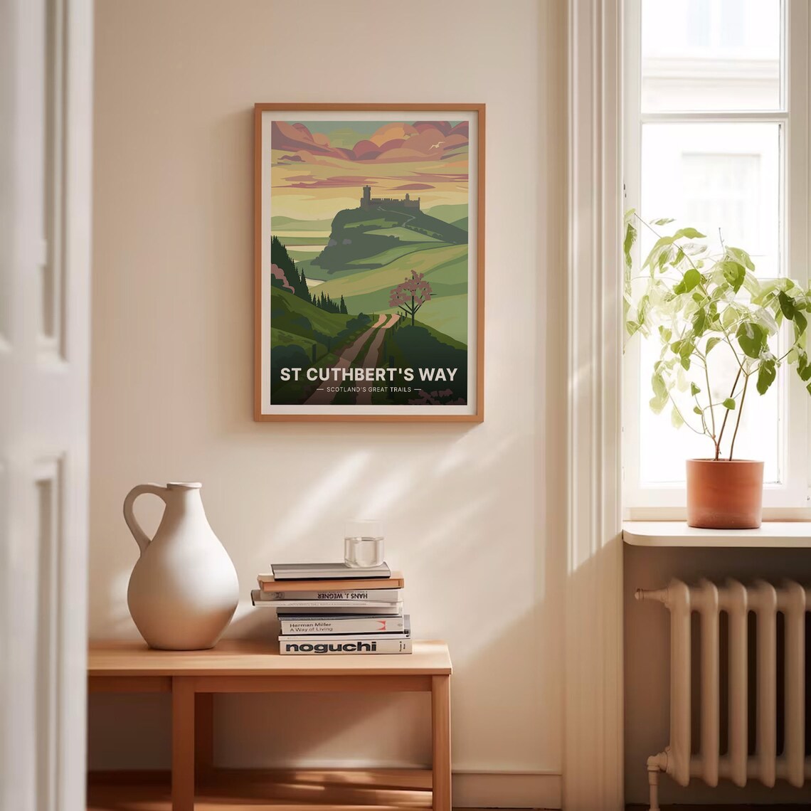 Scotland Travel Poster, St Cuthberts Way Hiking Trail - Image 4