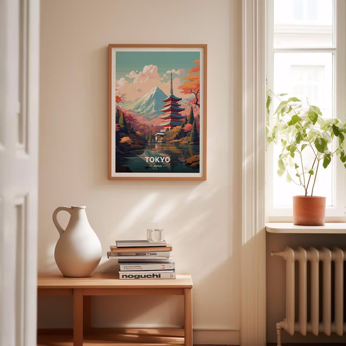 Tokyo Vintage Travel Poster, Japan Wall Art - Image 4