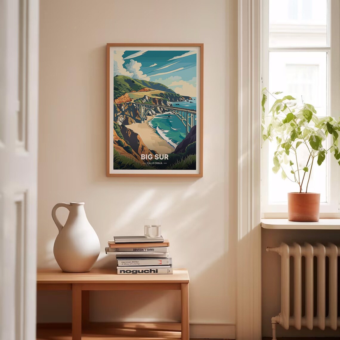 Big Sur California Scenic Travel Poster, Coastal Highway - Image 4
