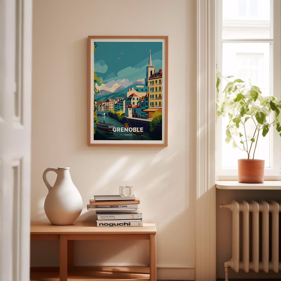 Grenoble France Travel Poster, 3D Style Art Print - Image 4