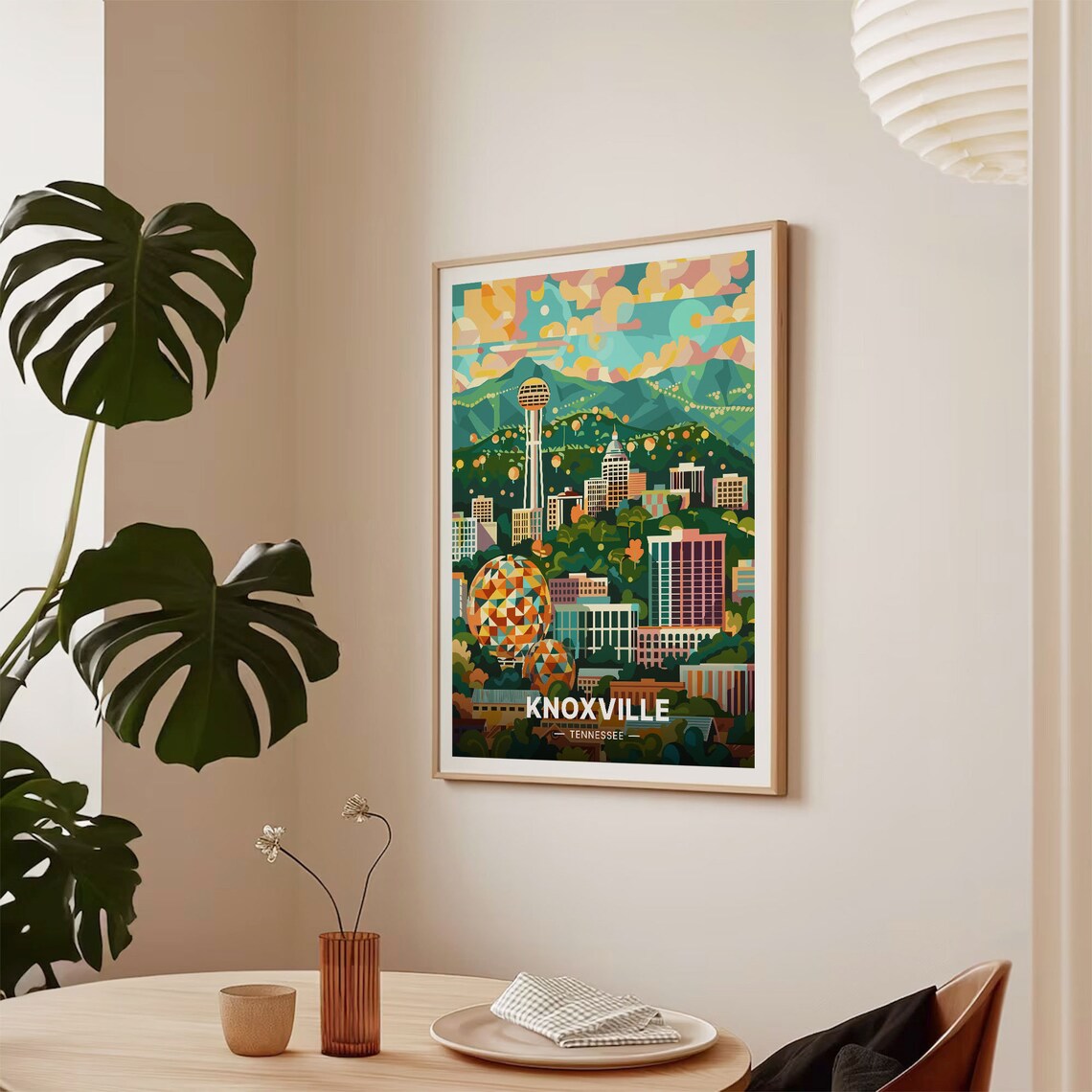 Knoxville Tennessee Mid-Century Modern Travel Poster - Image 2