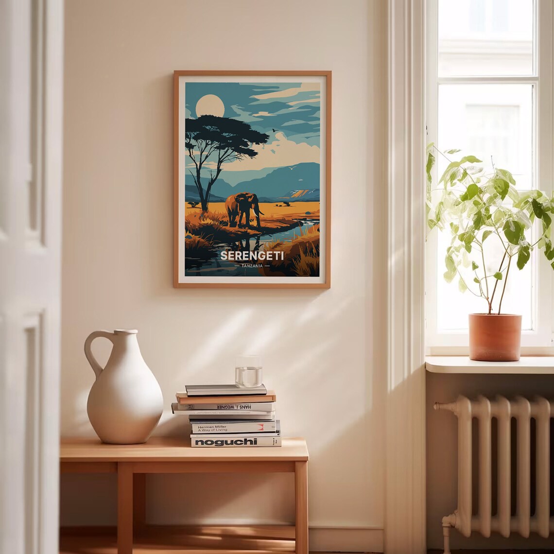Serengeti Safari Travel Poster, Tanzania Landscape - Image 4