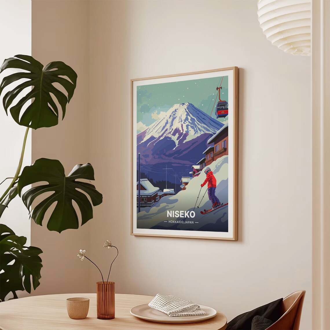 Niseko Ski Resort, Hokkaido Japan Travel Poster - Image 2