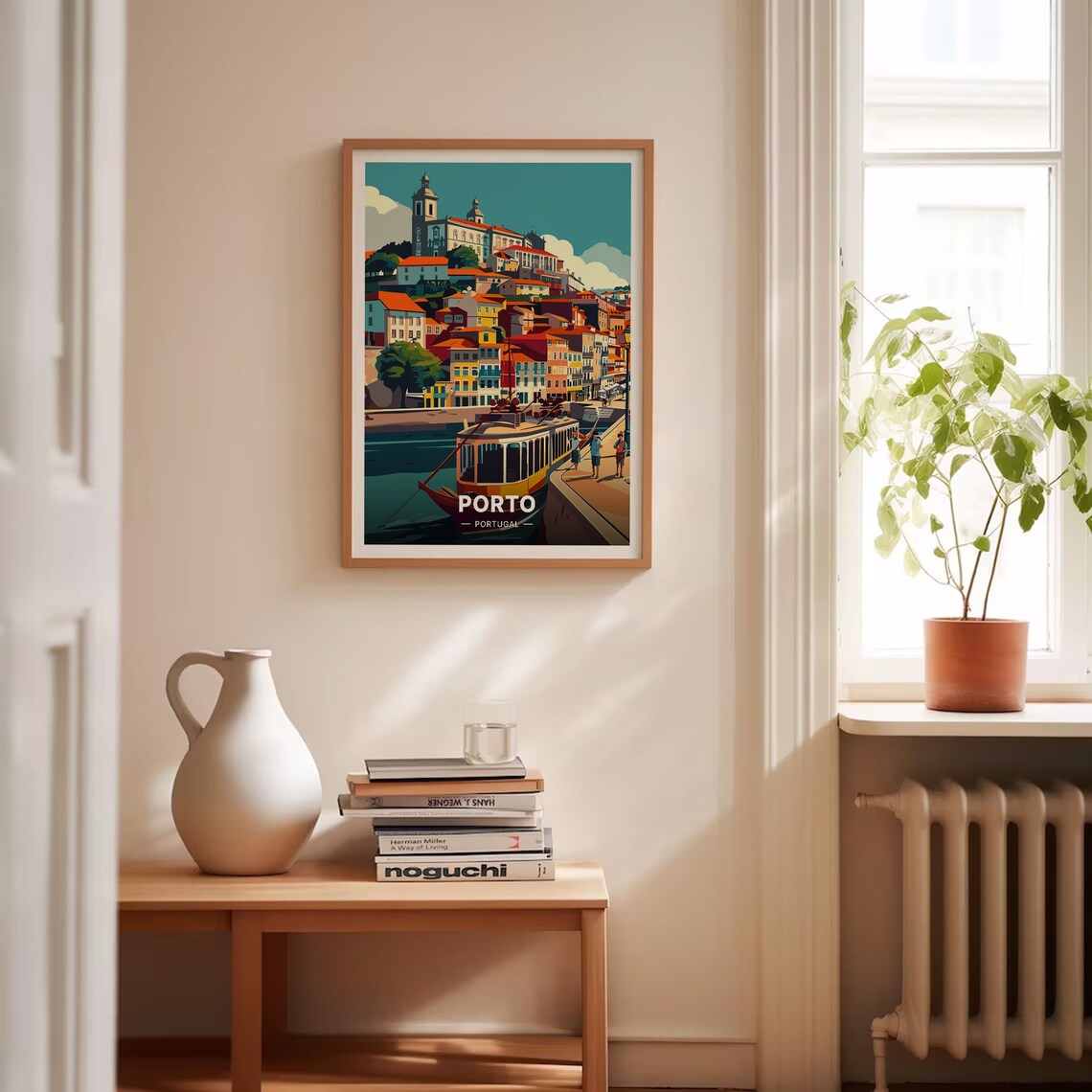 Porto Travel Poster, Portugal Cityscape Art - Image 4