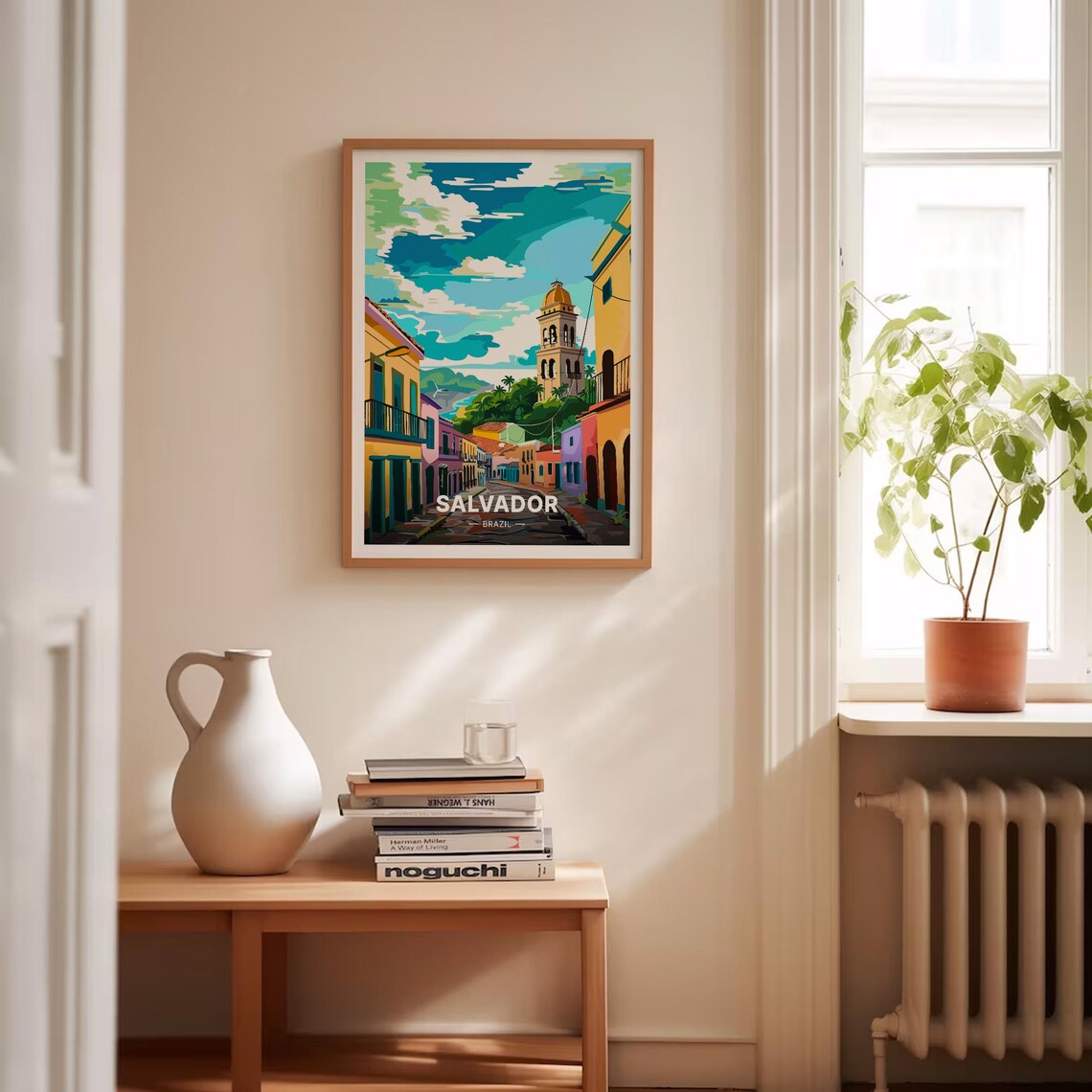 Salvador Brazil Travel Poster, Artistic Wall Decor - Image 4