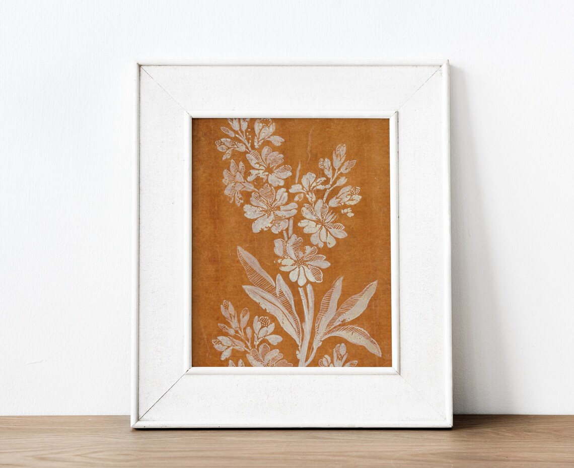 Gouache Floral Vintage Botanical Art Print - Image 2