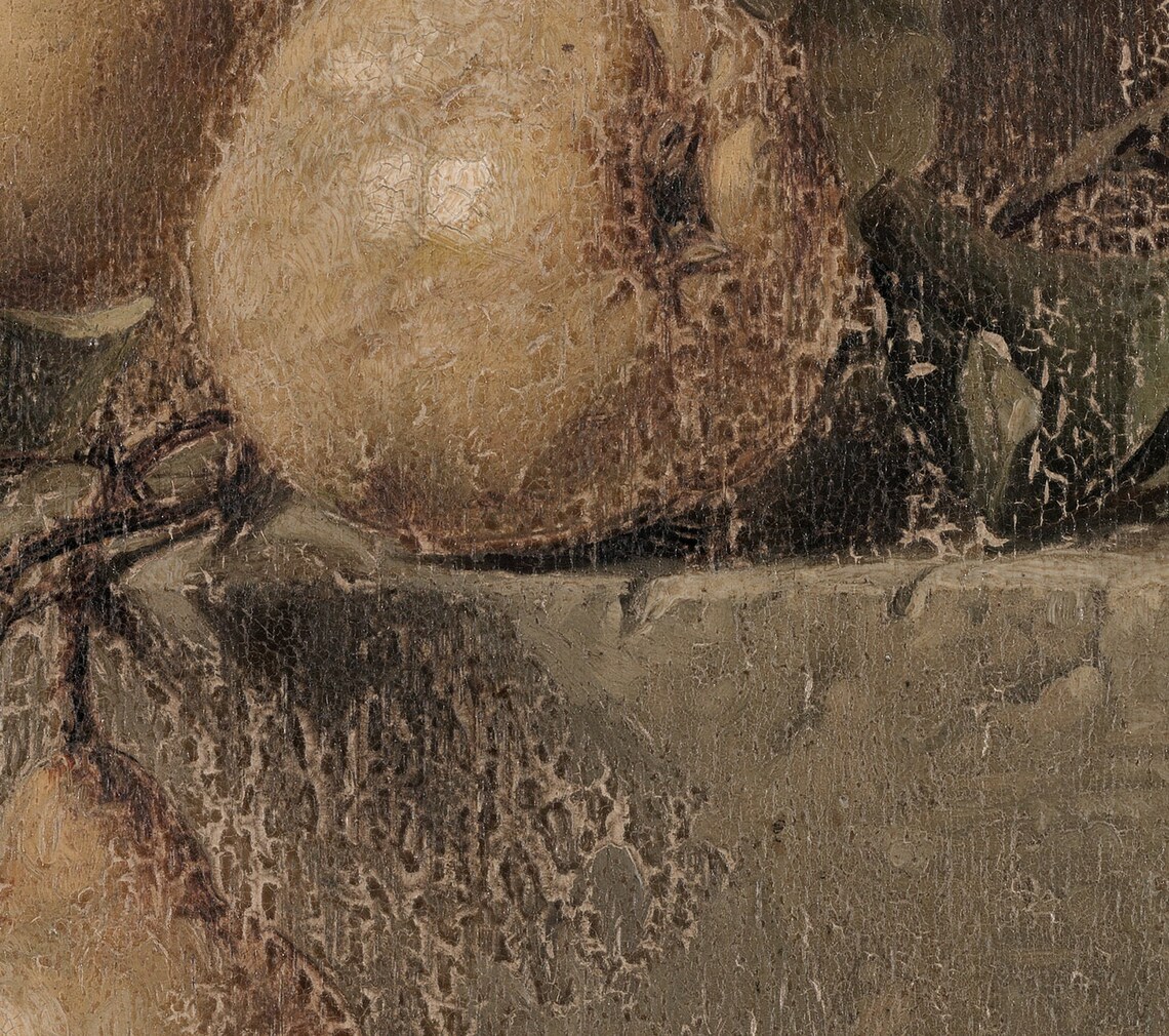 Rustic Pears Vintage Kitchen Decor Art Print - Image 2
