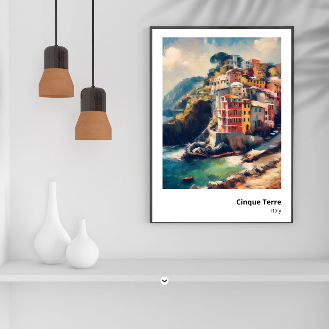 Cinque Terre Italy Colorful Cliffside Coastal Village View Poster - Image 4