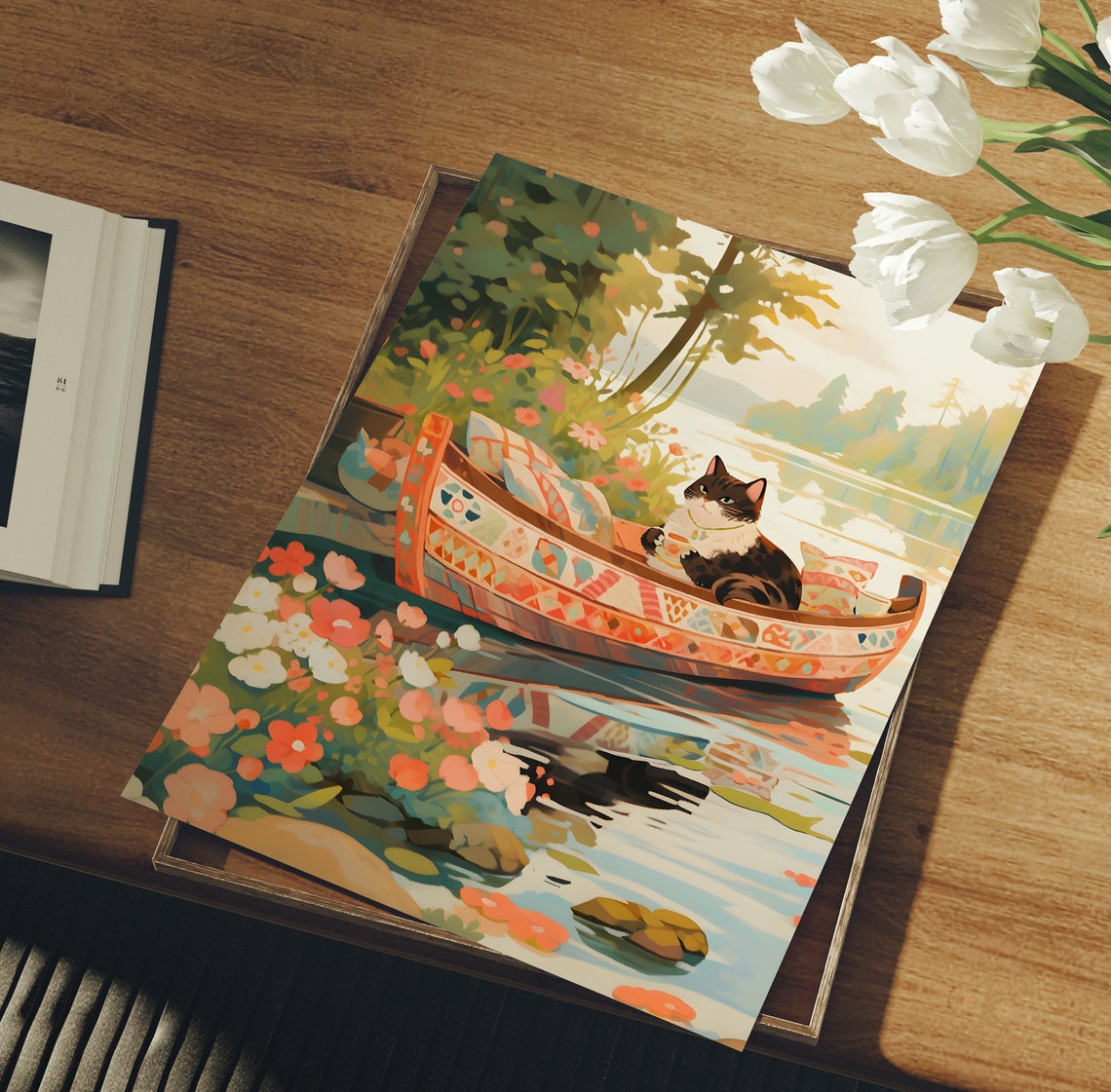 Fun Cat Poster, Cute Cat Mom Gift - Image 3
