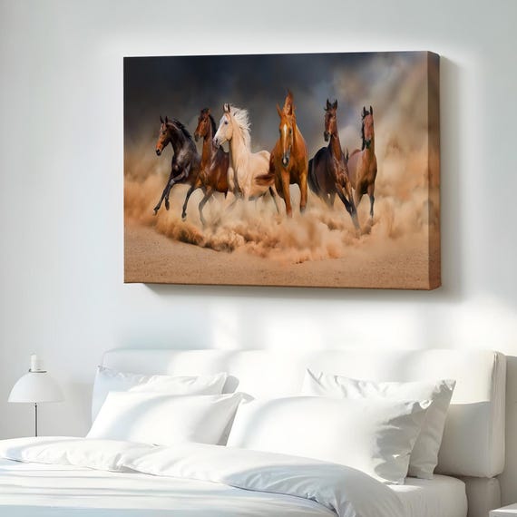 Leopard Decorative Canvas Painting Framed Wall Art Animal Decor Modern