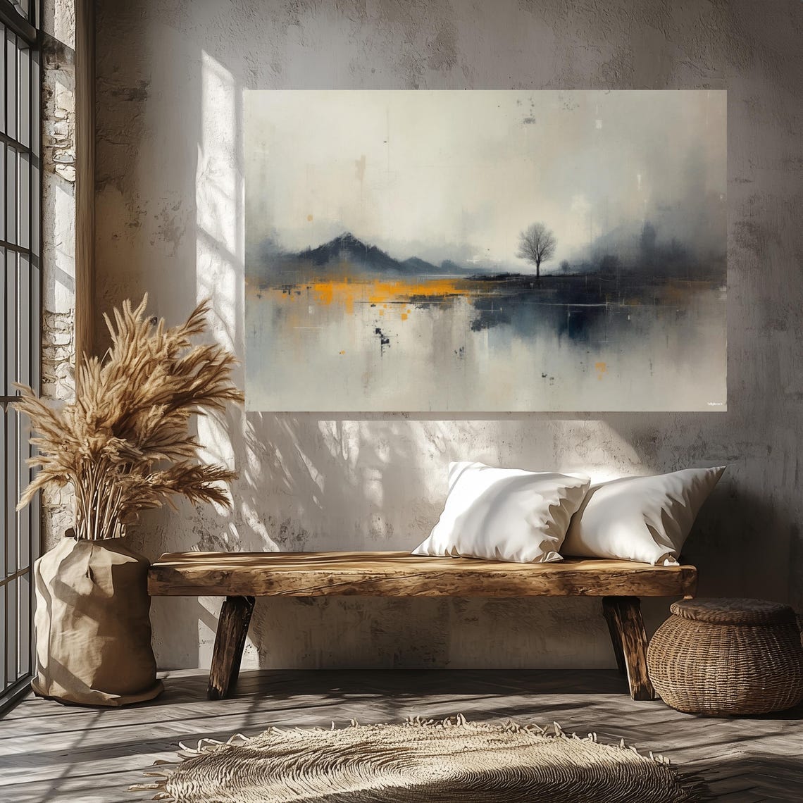 Echoes Of Solitude - Abstract Art Print