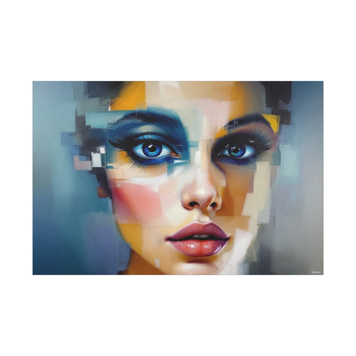 Face Of The Unseen - Abstract Art Print - Image 3