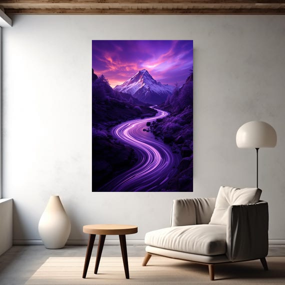 Enchanting Mountain Nature Art Print