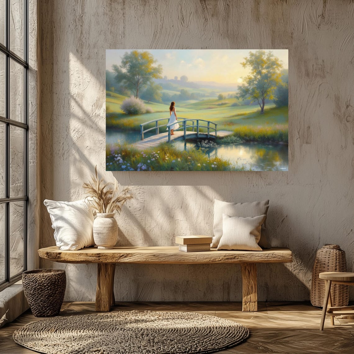 A Walk In Paradise Abstract Art Print