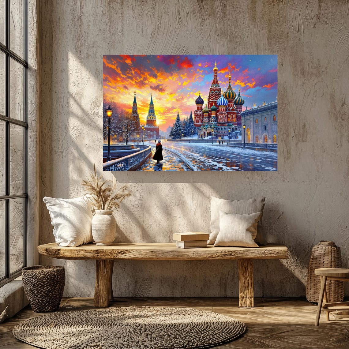 St Basils Cathedral Landmark Art Print
