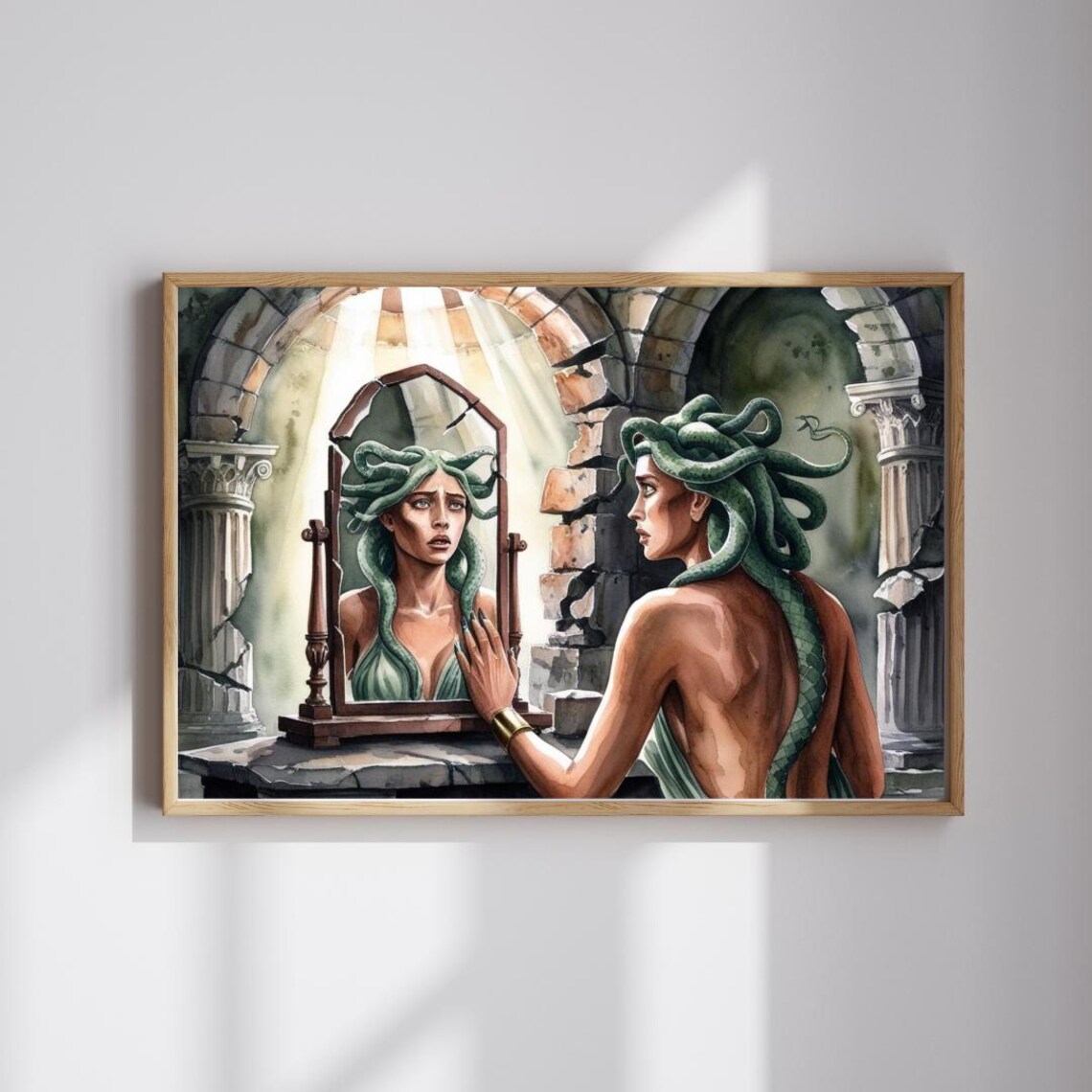 Medusa Greek Mythology Art Print