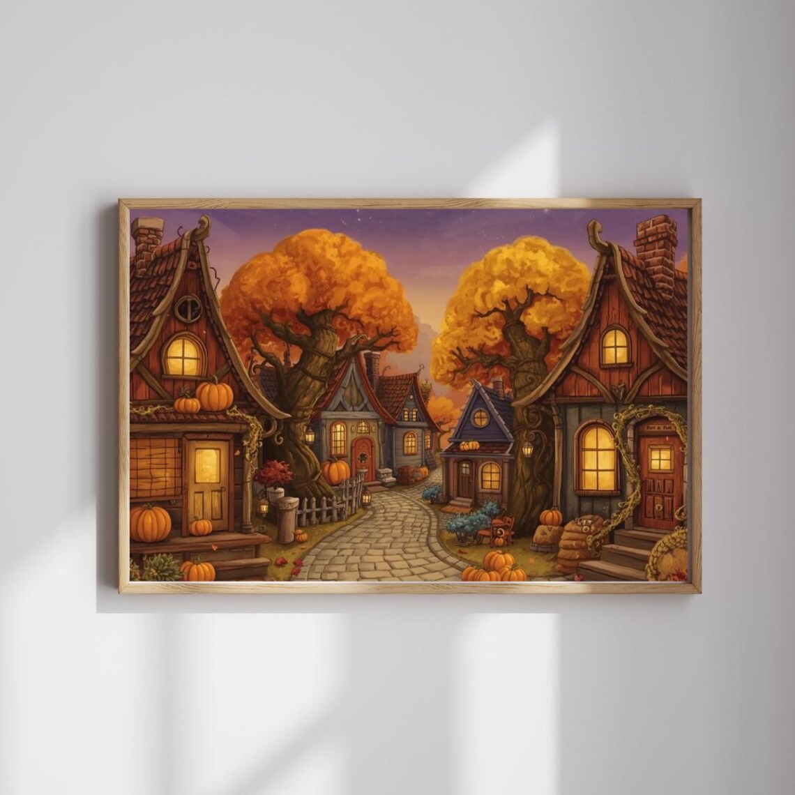 Harvest Hollow Autumn Village Puzzle Gift For Lover