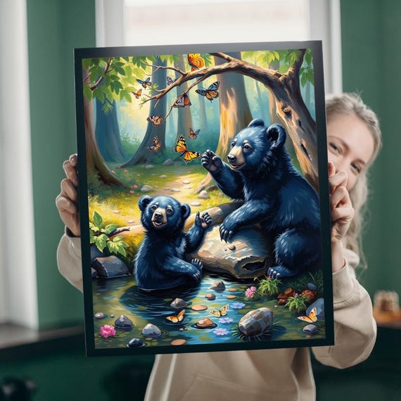 Natureinspired Bear Puzzle Family Fun Wildlife Theme